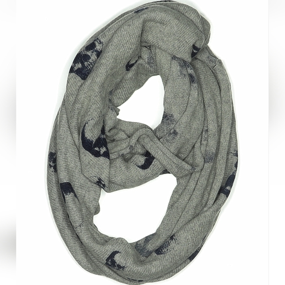 Skull Cashmere Infinity Scarf